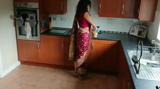 Red Saree Bhabhi Caught Watching Porn Seduced And Fucked By Devar Dirty Hindi Audio Desi Chudai Leaked Scandal Sextape Bollywood Pov Indian