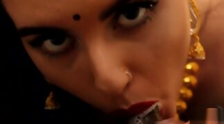 Indian Desi Bhabhi Sensual & Passionate Blowjob with Foreskin Play-IMWF