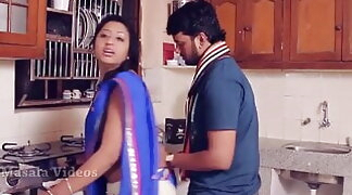 Indian Telugu Soni Priya &ndash, romance in kitchen